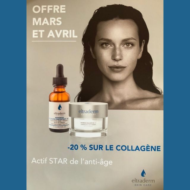 Nos sérums au collagène sont à l’honneur jusqu’au 30 avril!
Le collagène, actif star de l’anti-âge est un incontournable dans notre routine beauté.
Parmi ses multiples bienfaits, on notera qu’un apport quotidien de collagène permet un rééquilibrage de l’hydratation de la peau pour améliorer sa densité, son tonus, sa texture et sa clarté. 
Retrouvez plus en détails les spécificités de nos 4 sérums au collagène marin sur le site www.zenetsens.com 
Ou directement en institut!
A bientôt!